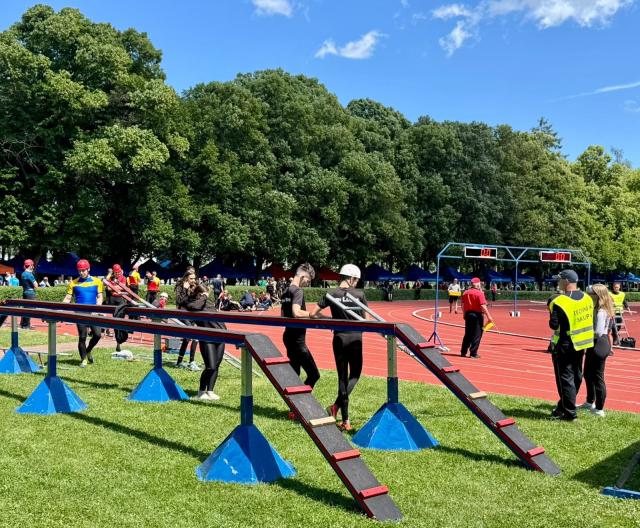 Krajská soutěž v požárním sportu na Sletišti